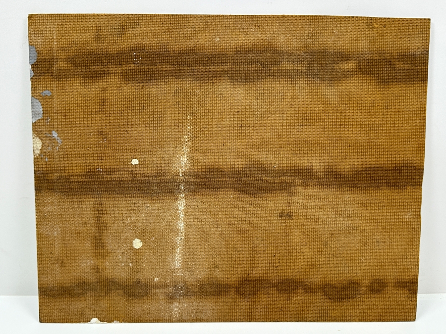 Bill Layne (1911-2005, California) Original Seascape Oil On Masonite 14 X 11 [Photo 8]