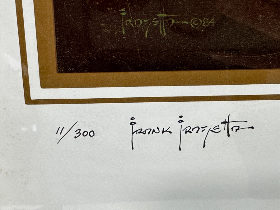 Artist Hand Signed Limited Edition Frank Frazetta Cat Girl Print With Original Illustration Numbered 11 Of 300 17.5 X 25 [Photo 7]