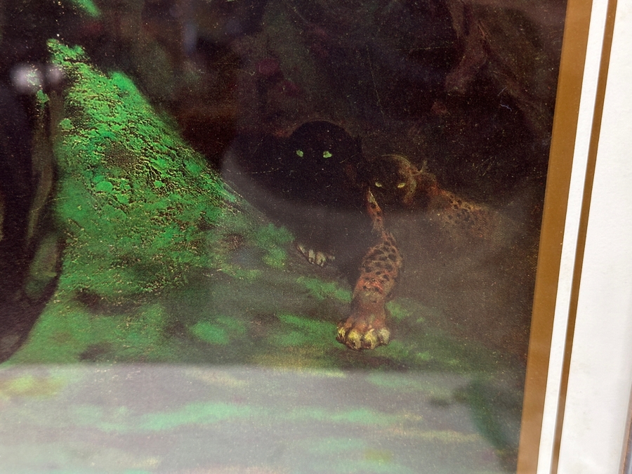 Artist Hand Signed Limited Edition Frank Frazetta Cat Girl Print With Original Illustration Numbered 11 Of 300 17.5 X 25 [Photo 4]