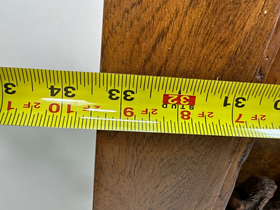 Large Relief Carved Wooden Sculpture Of The Last Supper (Missing Hand) 33.5W X 20H X 6D [Photo 18]