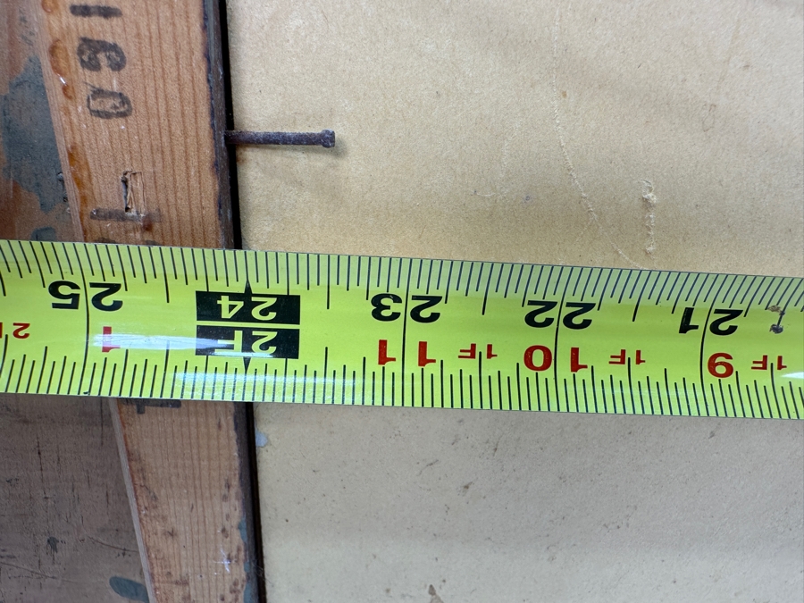 Pat Waters Original Western Cowboy Watercolor On Board Titled 'Almost Day' Signed And Dated 1975 24W X 12H Framed 30.5 X 19 [Photo 13]