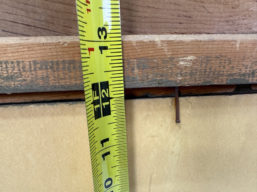 Pat Waters Original Western Cowboy Watercolor On Board Titled 'Almost Day' Signed And Dated 1975 24W X 12H Framed 30.5 X 19 [Photo 14]