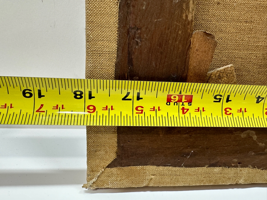 M. Thomson Original Still Life Oil Painting On Canvas Paris France Dated 1915 18W X 14H [Photo 11]