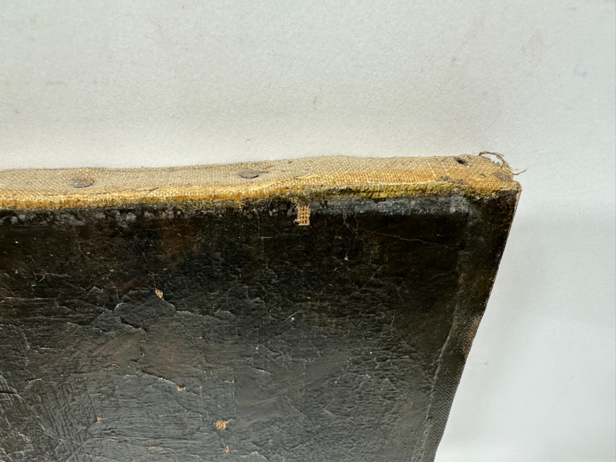 M. Thomson Original Still Life Oil Painting On Canvas Paris France Dated 1915 18W X 14H [Photo 9]