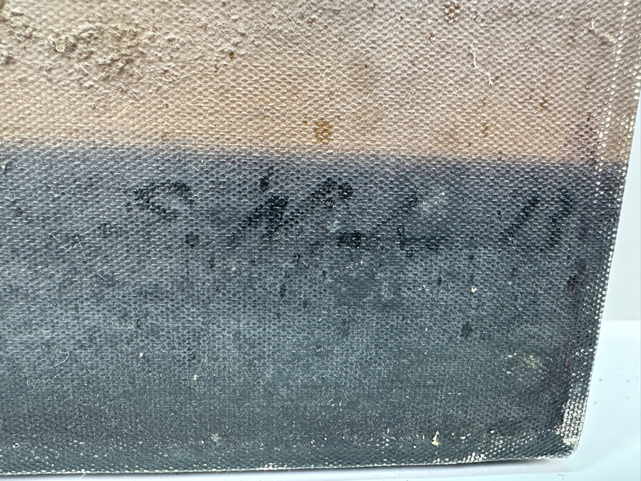 Stunning Original Wine Cellar Still Life Painting On Canvas With Old Wine Bottles Artist Signature Illegible 20 X 24 [Photo 7]