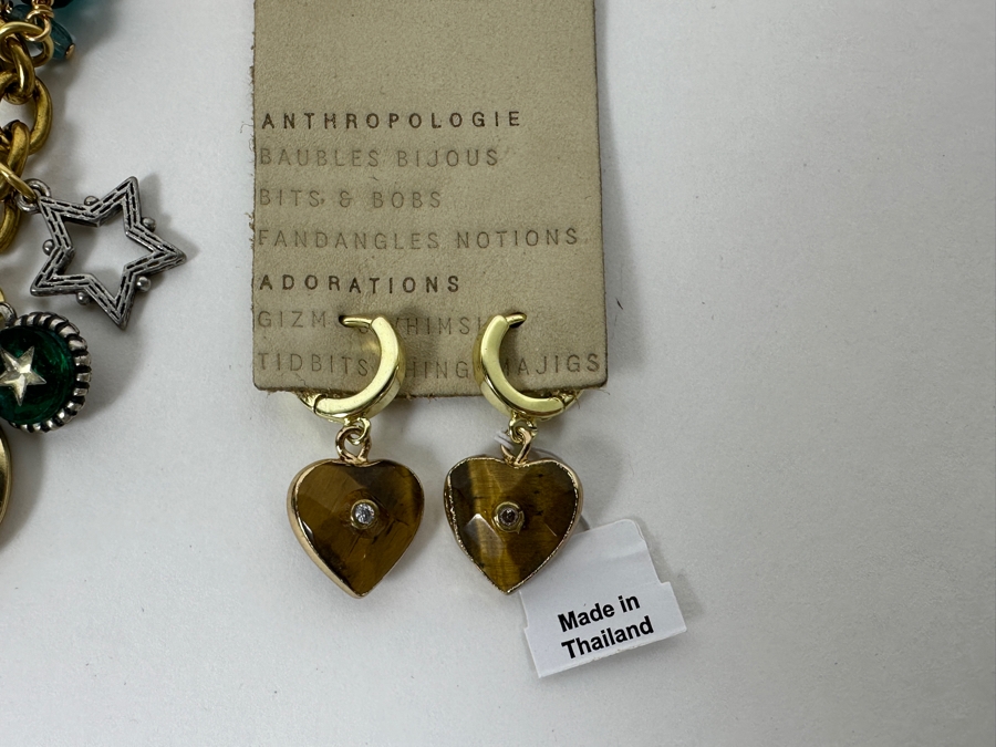 New Lot of (3) Anthropologie Earrings and Bracelet  [Photo 5]