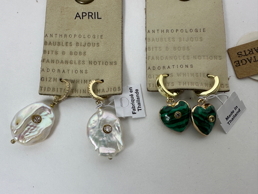 New Lot of (3) Anthropologie Earrings and Bracelet  [Photo 3]