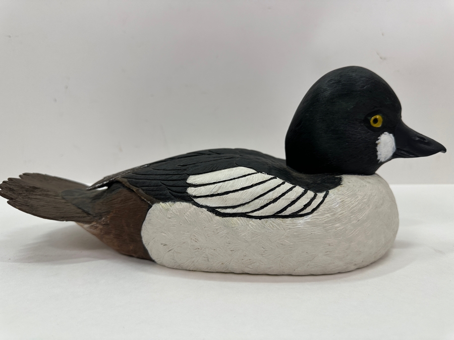 Goldeneye Drake Wooden Duck Signed G. Thomsen 12'W x 5.5'H [Photo 3]
