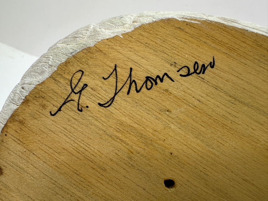 Goldeneye Drake Wooden Duck Signed G. Thomsen 12'W x 5.5'H [Photo 10]