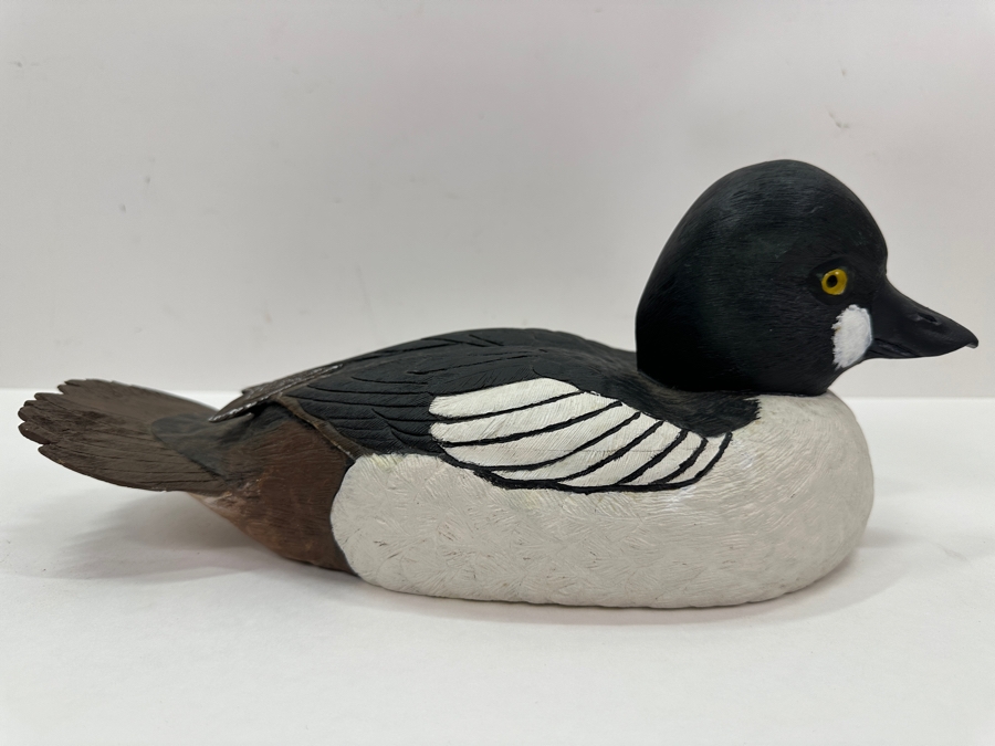 Goldeneye Drake Wooden Duck Signed G. Thomsen 12'W x 5.5'H [Photo 2]