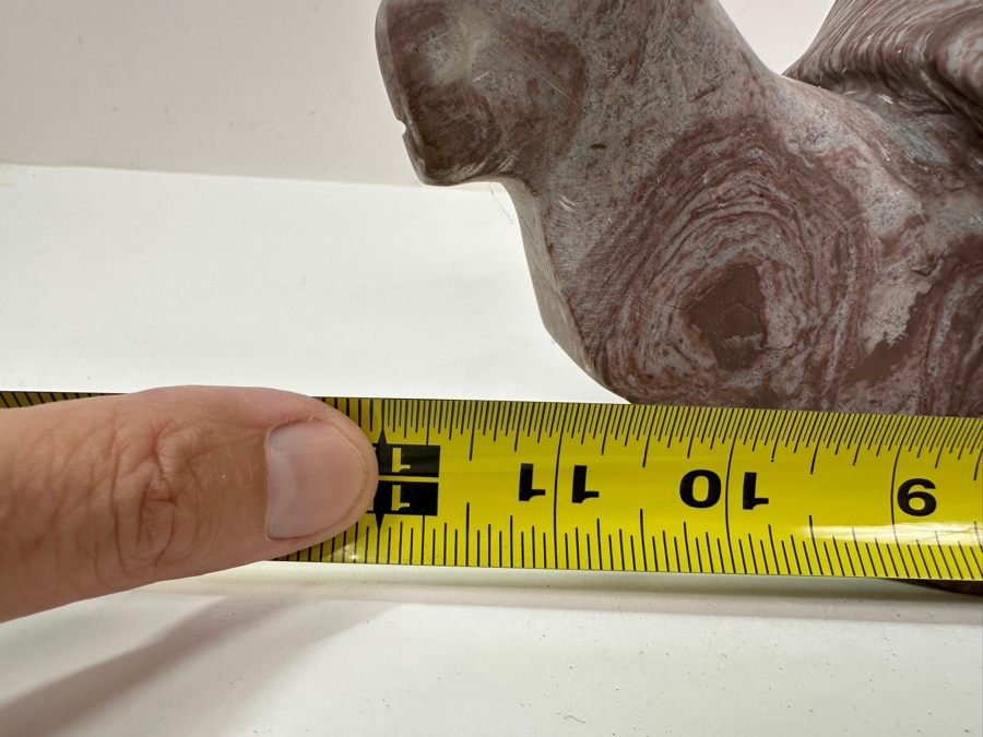 Solid Marble Snail Signed HH 12'W x 6'H [Photo 8]