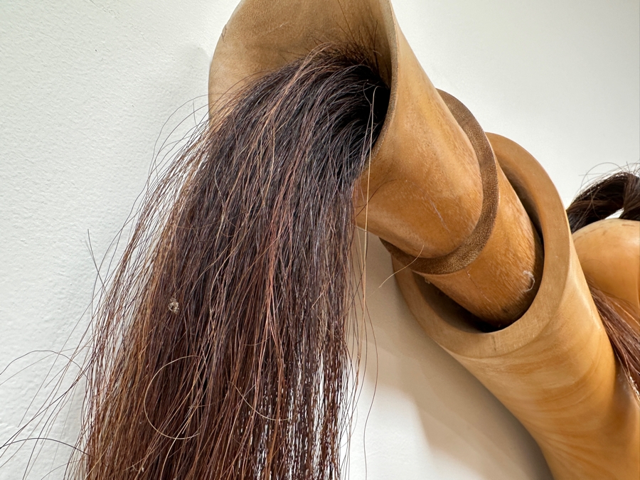 David Trevelyan Handmade Indonesian Wall Sculpture Signed 'Astina I. B. Oka. Mas. Bali.' 14W X 25L [Photo 6]