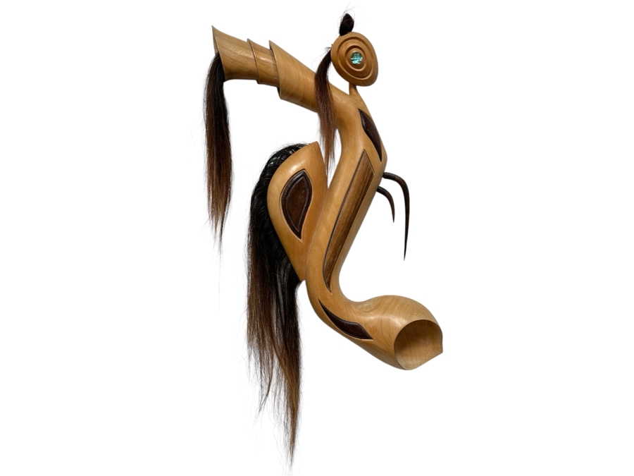 David Trevelyan Handmade Indonesian Wall Sculpture Signed 'Astina I. B. Oka. Mas. Bali.' 14W X 25L [Photo 1]