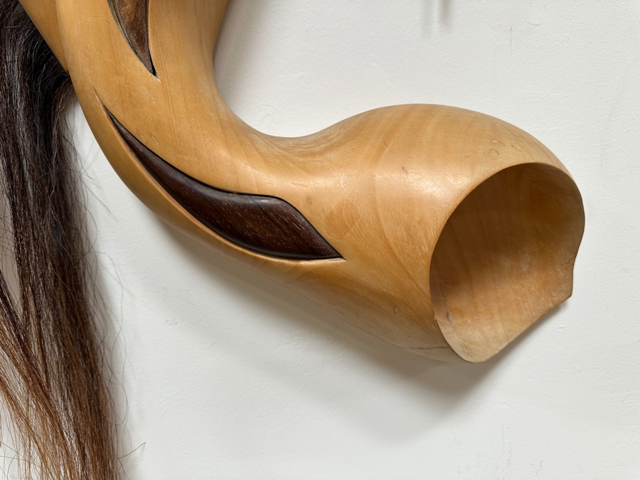 David Trevelyan Handmade Indonesian Wall Sculpture Signed 'Astina I. B. Oka. Mas. Bali.' 14W X 25L [Photo 5]