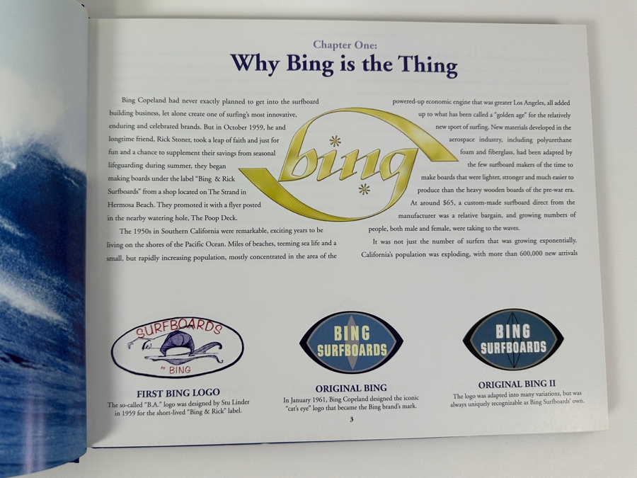 Signed Hardcover Book Bing Surfboards Signed By Bing & Paul Holmes [Photo 5]