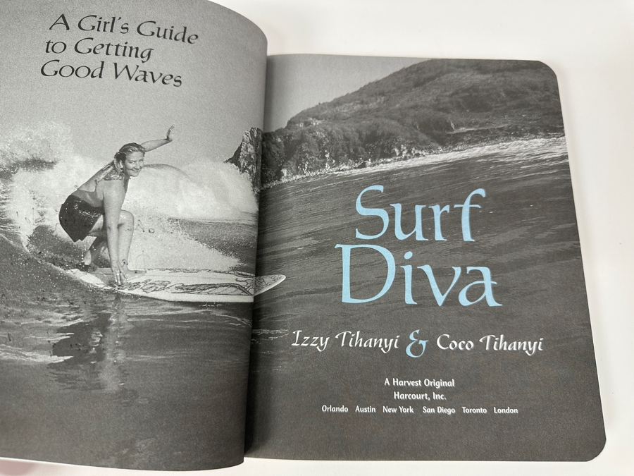 Signed Book Surf Diva: A Girl's Guide To Getting Good Waves Signed By Izzy Tihanyi & Coco Tihanyi [Photo 4]