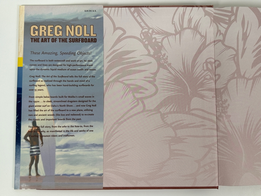 Signed Hardcover Book Greg Noll The Art Of The Surfboard Signed By Greg Noll & Drew Kampion [Photo 3]