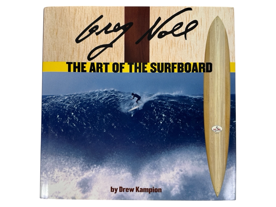 Signed Hardcover Book Greg Noll The Art Of The Surfboard Signed By Greg Noll & Drew Kampion [Photo 1]