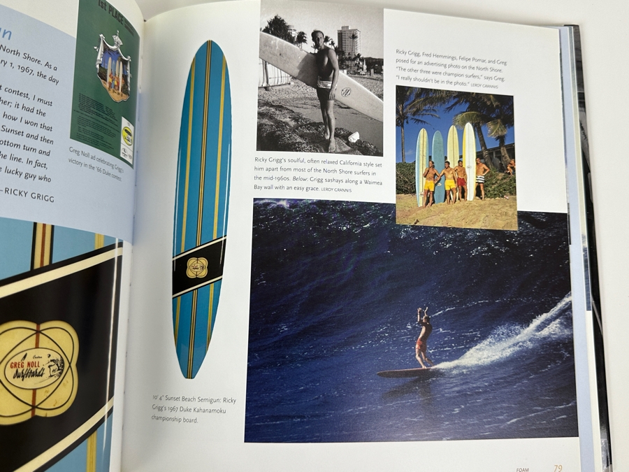 Signed Hardcover Book Greg Noll The Art Of The Surfboard Signed By Greg Noll & Drew Kampion [Photo 11]