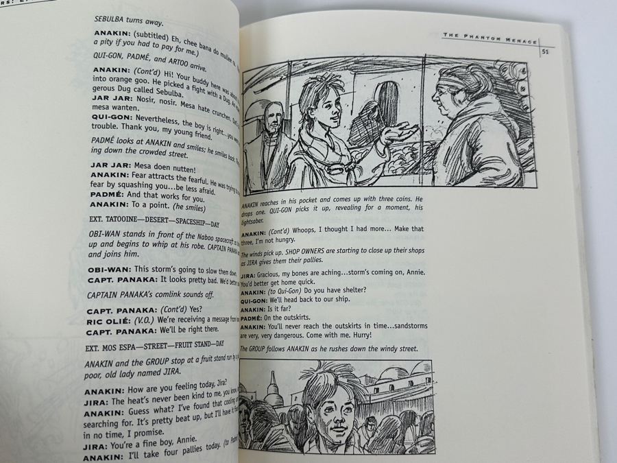 Signed Star Wars Episode I The Phantom Menace Illustrated Screenplay Signed By Samuel L. Jackson [Photo 8]