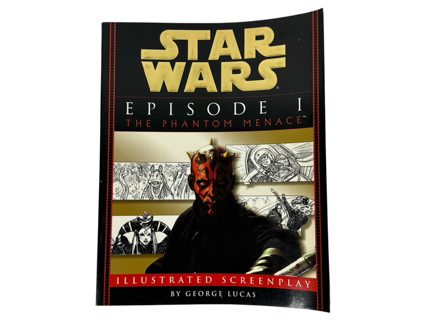 Signed Star Wars Episode I The Phantom Menace Illustrated Screenplay Signed By Samuel L. Jackson [Photo 1]