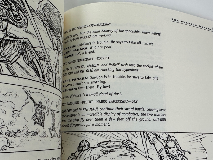 Signed Star Wars Episode I The Phantom Menace Illustrated Screenplay Signed By Samuel L. Jackson [Photo 7]