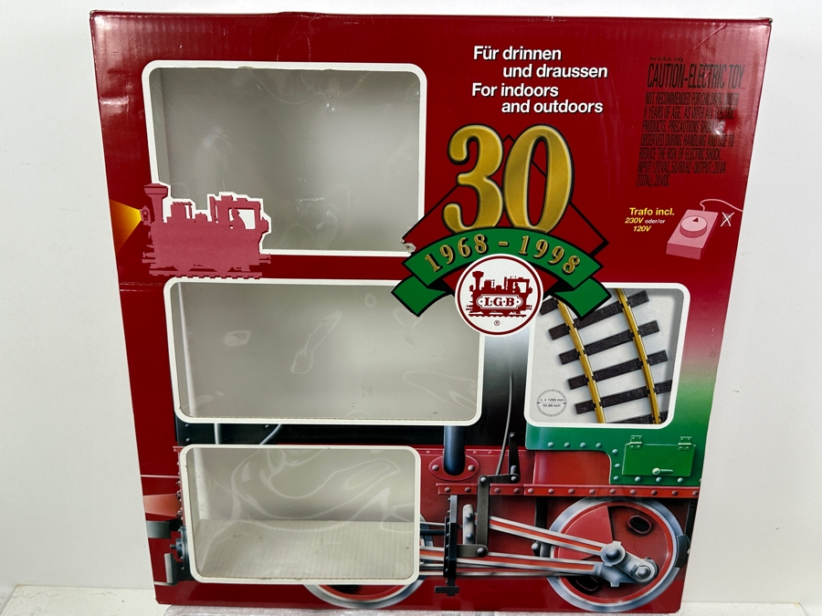 LGB Lehmann Gross Bahn The Big Train With Original Box: 30th Anniversary Starter Train Set - Possibly Never Used [Photo 6]