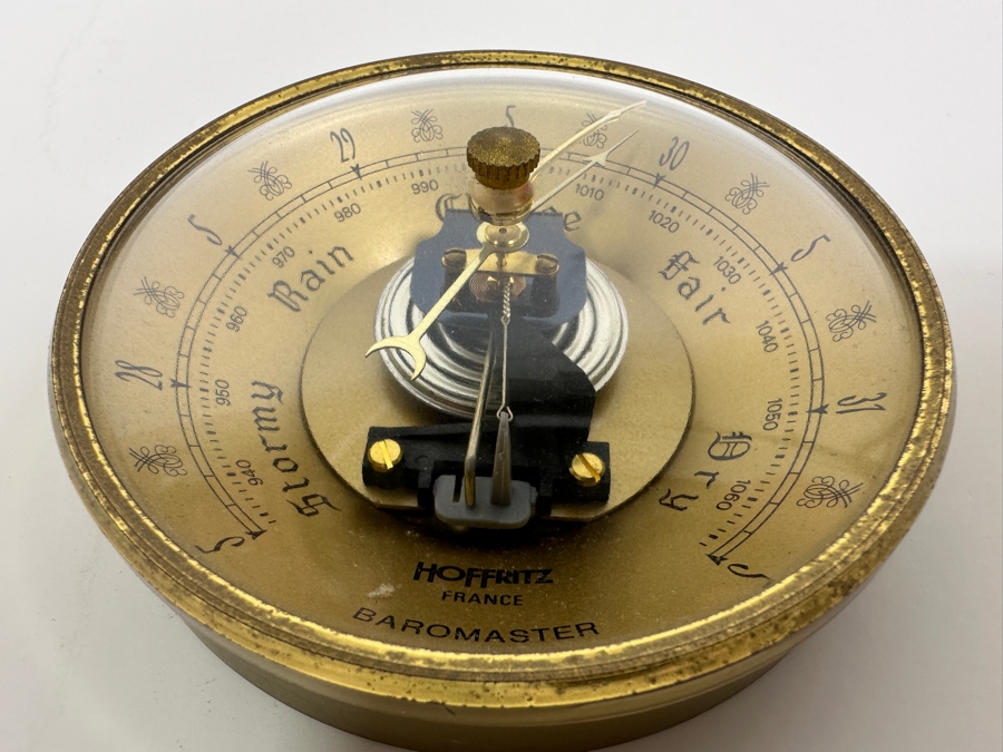 Vintage Hoffritz France Barometer With Domed Glass 3.75W [Photo 3]
