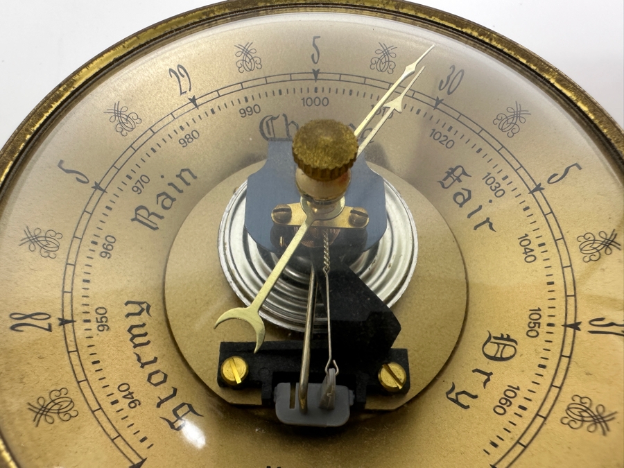 Vintage Hoffritz France Barometer With Domed Glass 3.75W [Photo 5]