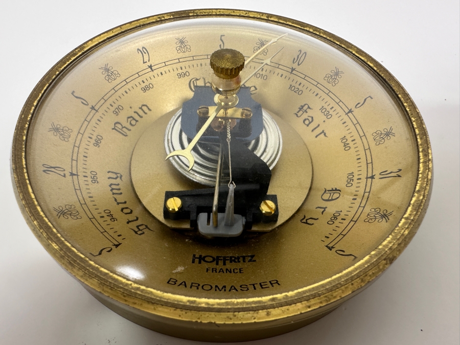 Vintage Hoffritz France Barometer With Domed Glass 3.75W [Photo 2]