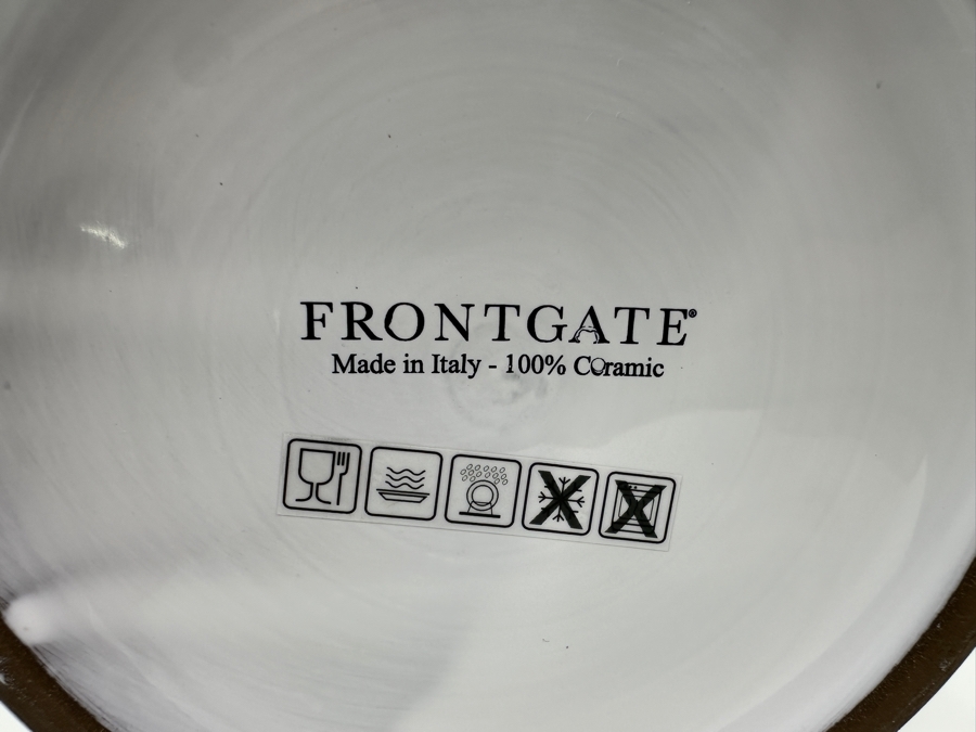 (4) Frontgate Italian White Ceramic Jars With Lids 11H To 16.5H [Photo 9]