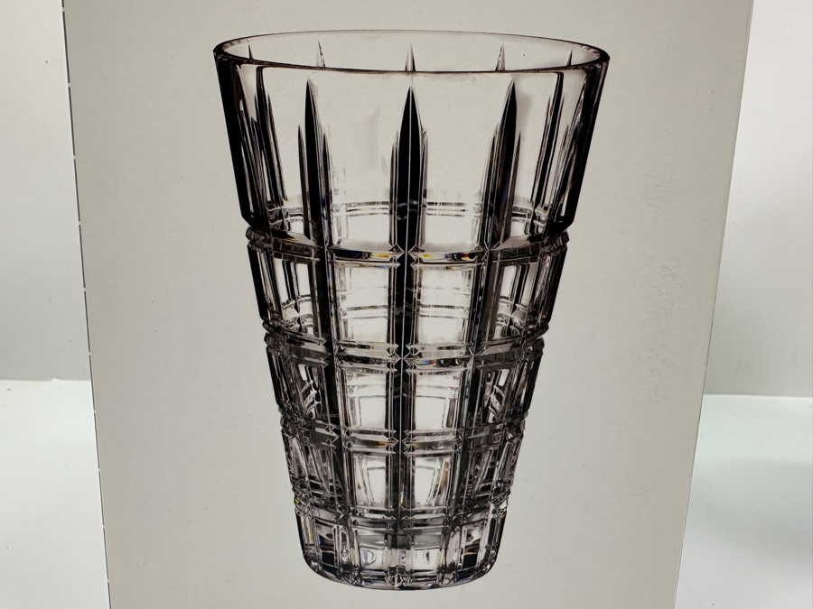 Pair Of Waterford Crystal 9' Vases With Original Boxes: Marquis Crosby Vase & Marquis Rainfall Vase [Photo 7]