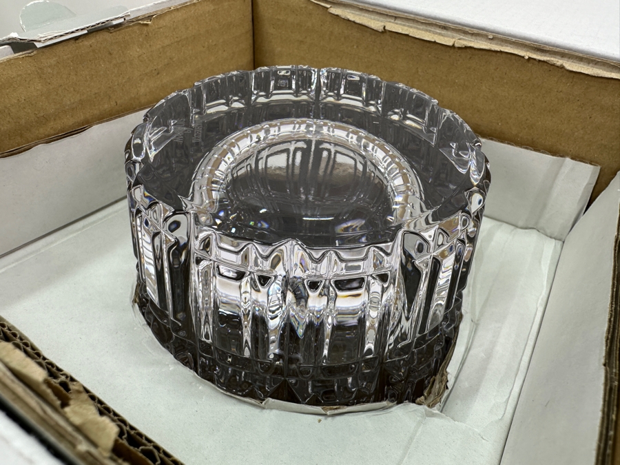 Pair Of Waterford Crystal Vases With Original Boxes: 9' Marquis Crosby Vase & 11' Marquis Rainfall Vase [Photo 6]