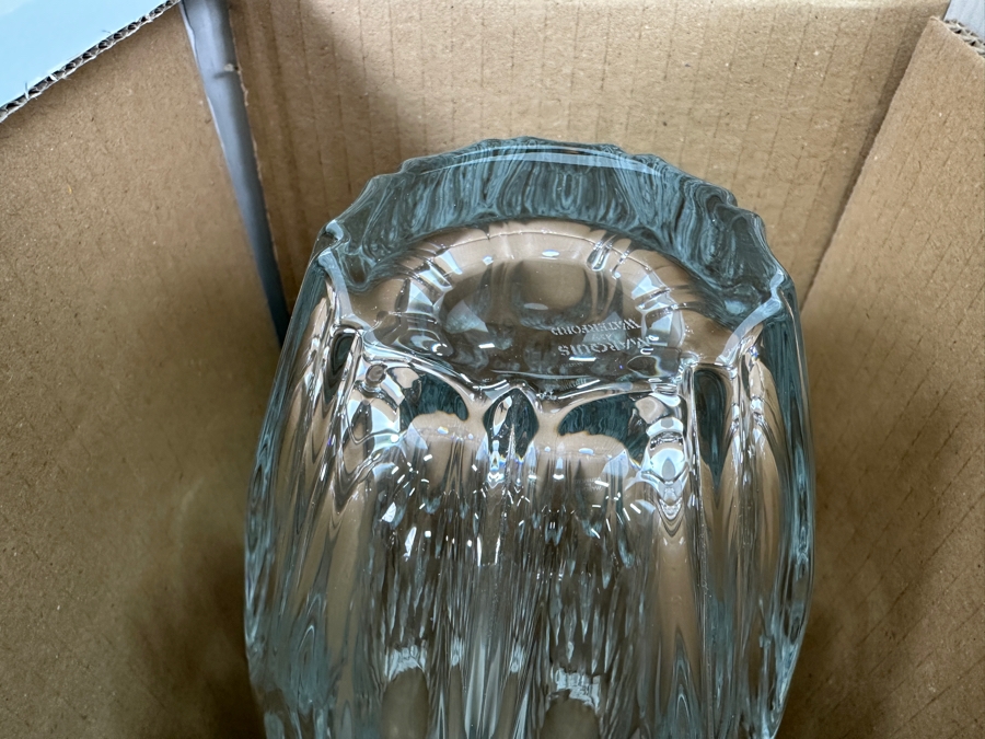 Pair Of Waterford Crystal Vases With Original Boxes: 9' Marquis Crosby Vase & 11' Marquis Rainfall Vase [Photo 7]