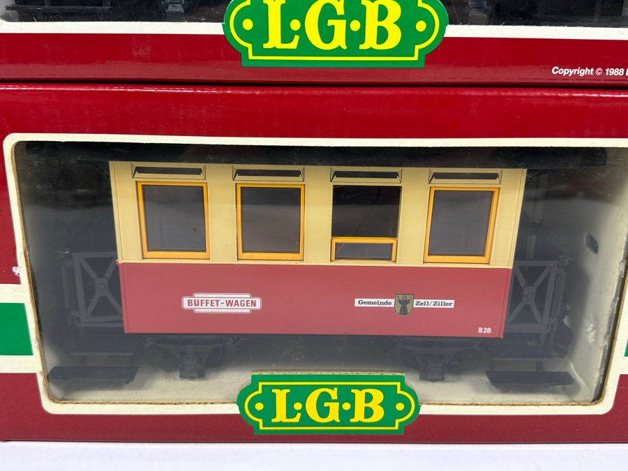 LGB Lehmann Gross Bahn The Big Train With Original Boxes: Passenger Car 3040 & Zillertalbahn Buffet-Wagen Car 3016 [Photo 2]