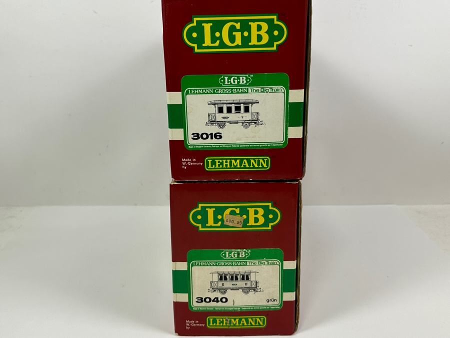 LGB Lehmann Gross Bahn The Big Train With Original Boxes: Passenger Car 3040 & Zillertalbahn Buffet-Wagen Car 3016 [Photo 4]