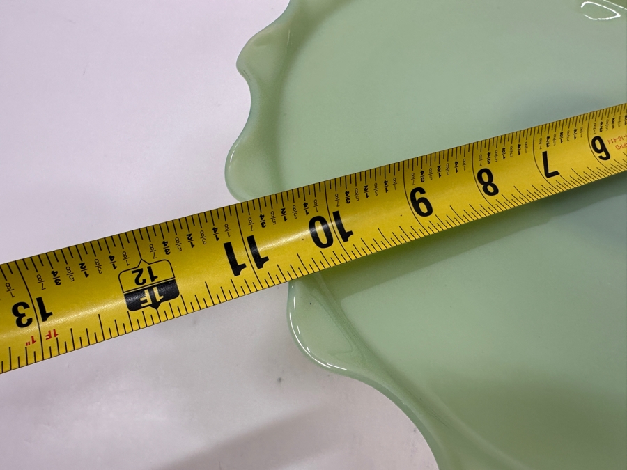 Just Added - Jadeite Glass Cake Stand 11W X 4.5H [Photo 3]