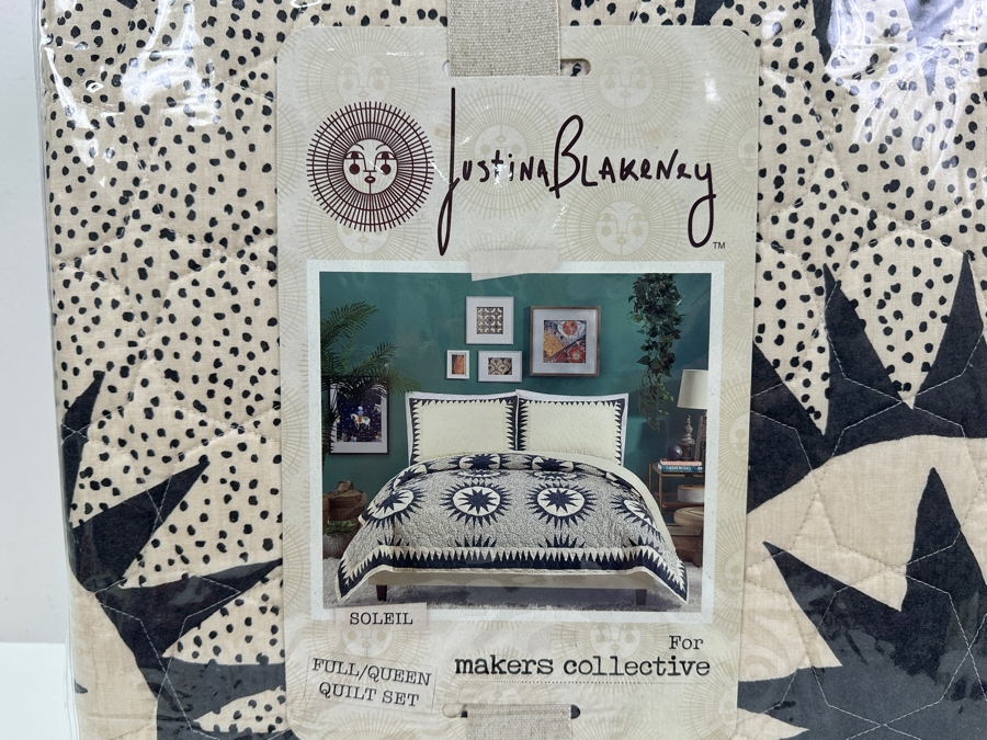 Just Added - New Justina Blakeney For Makers Collective Soleil Full/Queen Duvet Set With Duvet & 2 Shams [Photo 2]