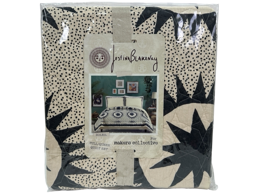 Just Added - New Justina Blakeney For Makers Collective Soleil Full/Queen Duvet Set With Duvet & 2 Shams [Photo 1]