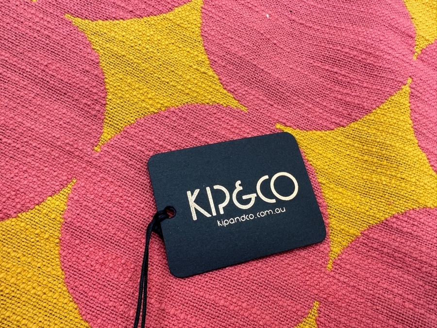 Just Added - New Kip & Co 100% Cotton Tassel Throw Designed In Melbourne / Made In India 180cm x 230cm Retails $175 Plus 2 New Pillowcases [Photo 5]