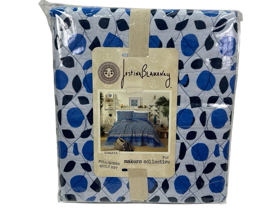 Just Added - New Justina Blakeney For Makers Collective Himaya Full/Queen Duvet Set With Duvet & 2 Shams