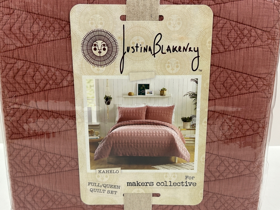 Just Added - New Justina Blakeney For Makers Collective Kahelo Full/Queen Duvet Set With Duvet & 2 Shams [Photo 2]
