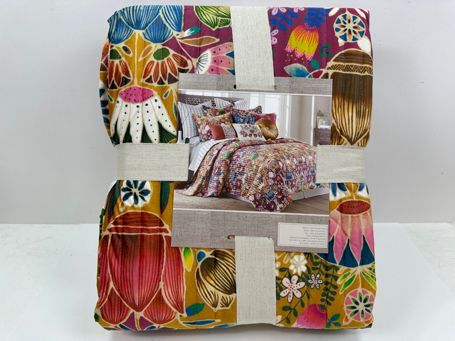 Just Added - New Arte Boema Delissa Velvet Quilt Full/Queen [Photo 4]