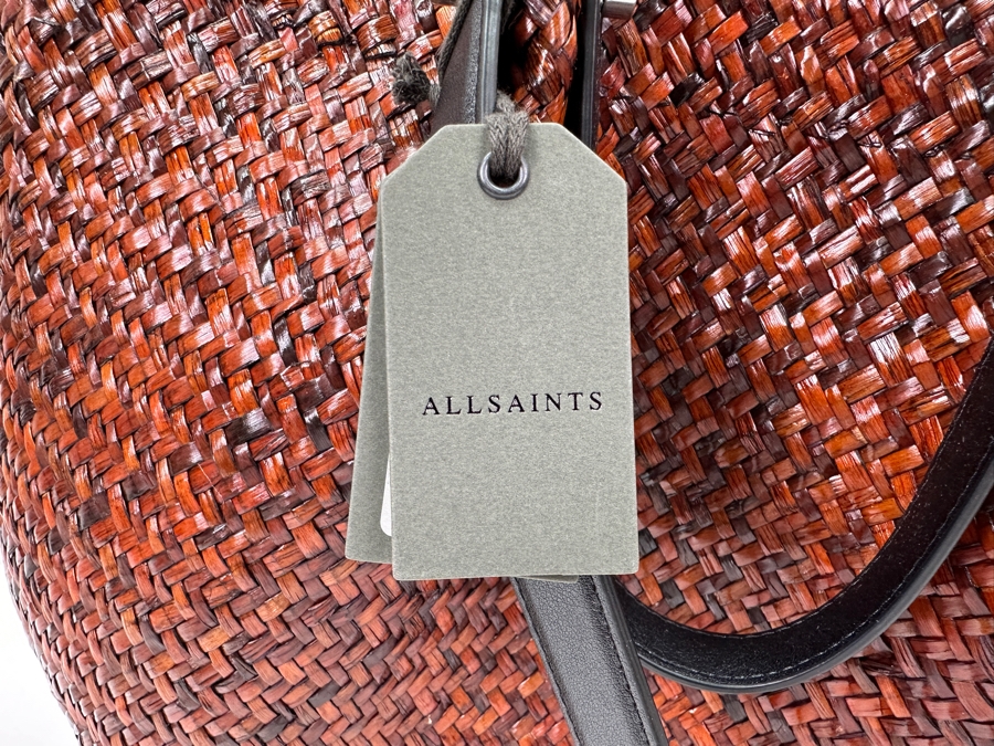 Just Added - New AllSaints Allington Straw Tote Retails $129 [Photo 5]