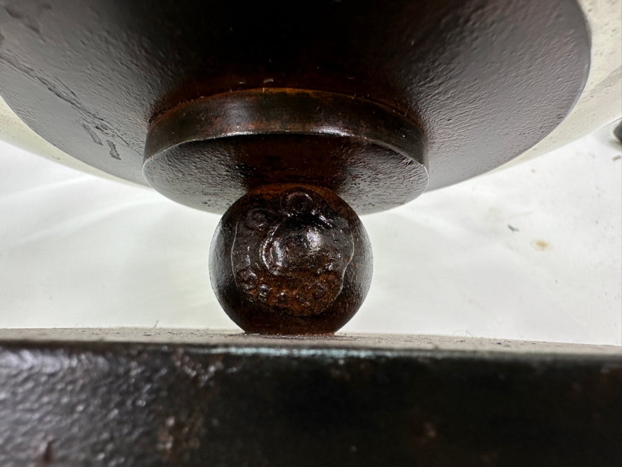 Just Added - New Jan Barboglio Forged Iron Chafer 17W, Pair Of Jan Barboglio Artisan Iron & Hand Blown Glass Bowls 6.5W & (4) Jan Barboglio Rosa Florero Glass Bowls For Floral Or Lighting 5W [Photo 8]