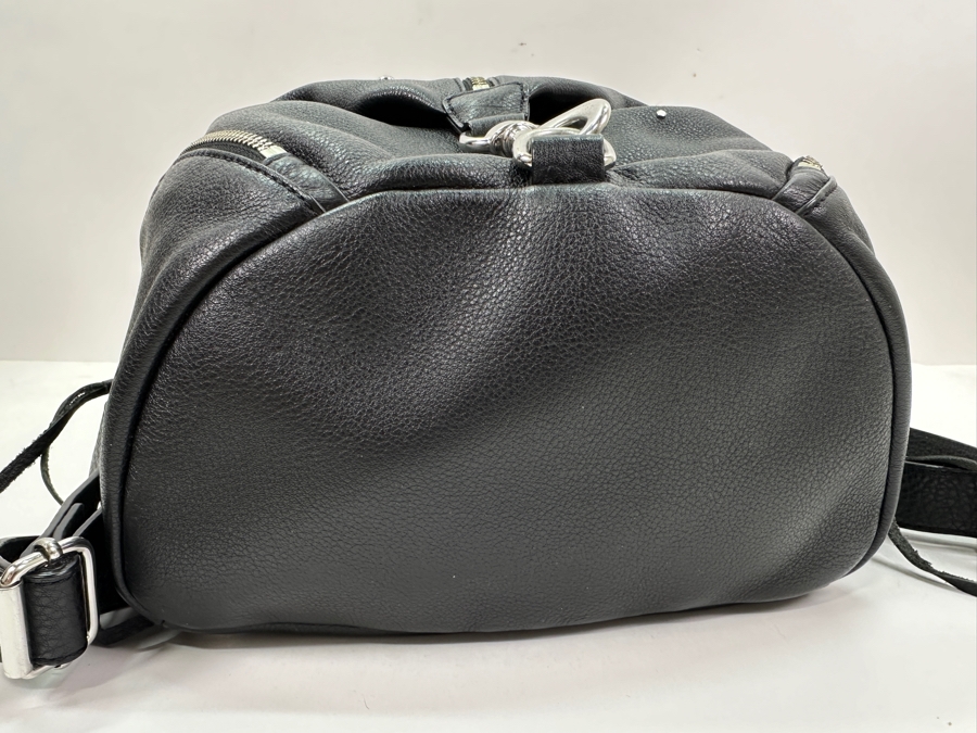 Just Added - Rebecca Minkoff Black Leather Handbag Backpack [Photo 9]