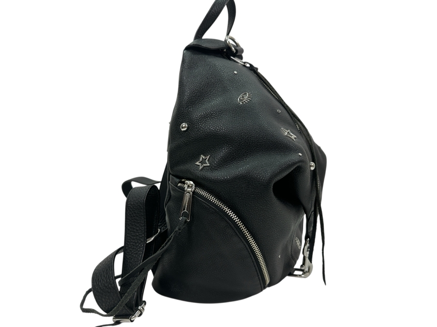 Just Added - Rebecca Minkoff Black Leather Handbag Backpack [Photo 2]