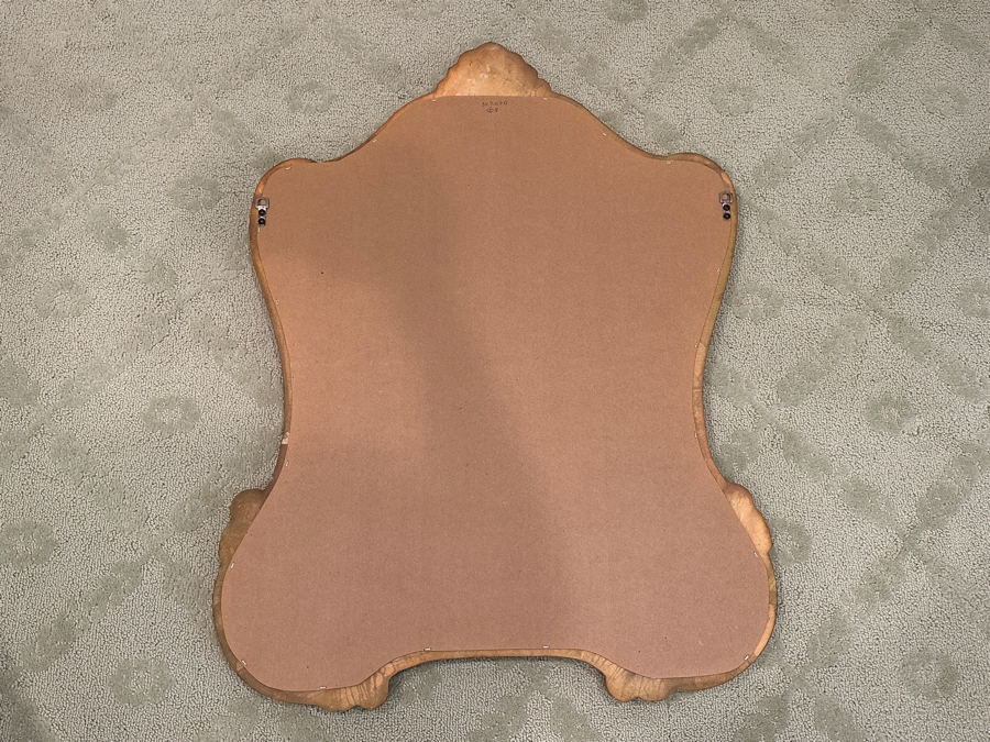 Just Added - Gold Tone Wall Mirror 26W X 35H [Photo 4]