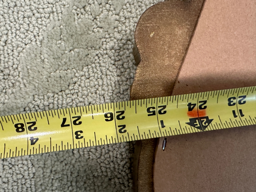 Just Added - Gold Tone Wall Mirror 26W X 35H [Photo 5]