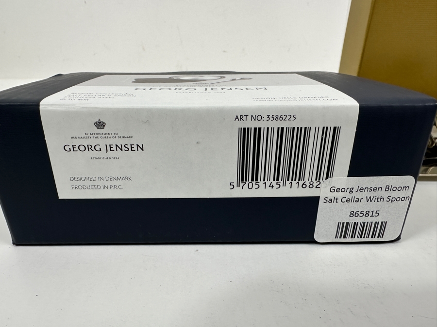 Just Added - New Georg Jensen Stainless Steel Bloom Collection Salt Cellar & Spoon And Gump's Jiallo Origami Stainless Steel Salt & Pepper Shakers [Photo 7]